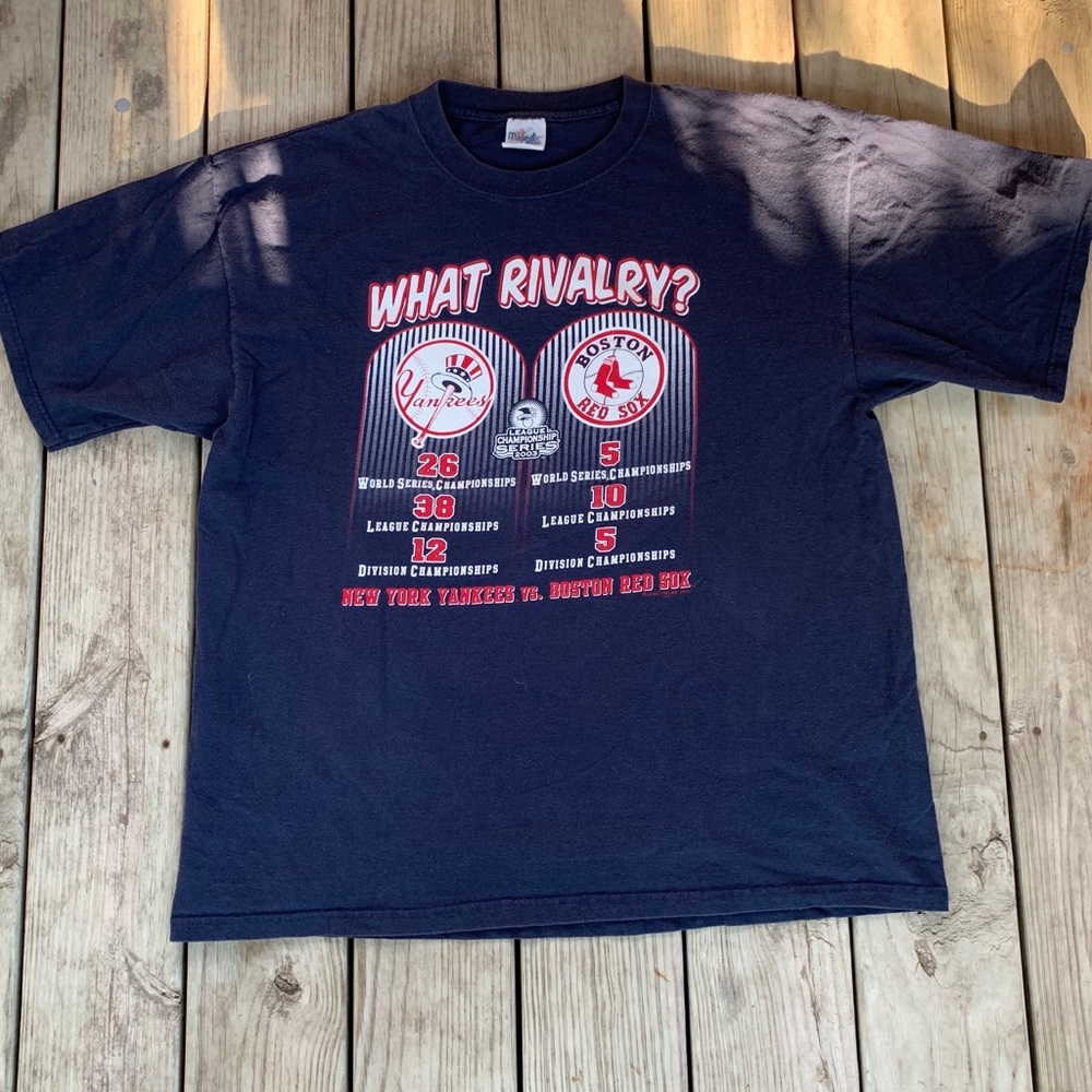 Vintage Yankees Red Sox rivalry t XL